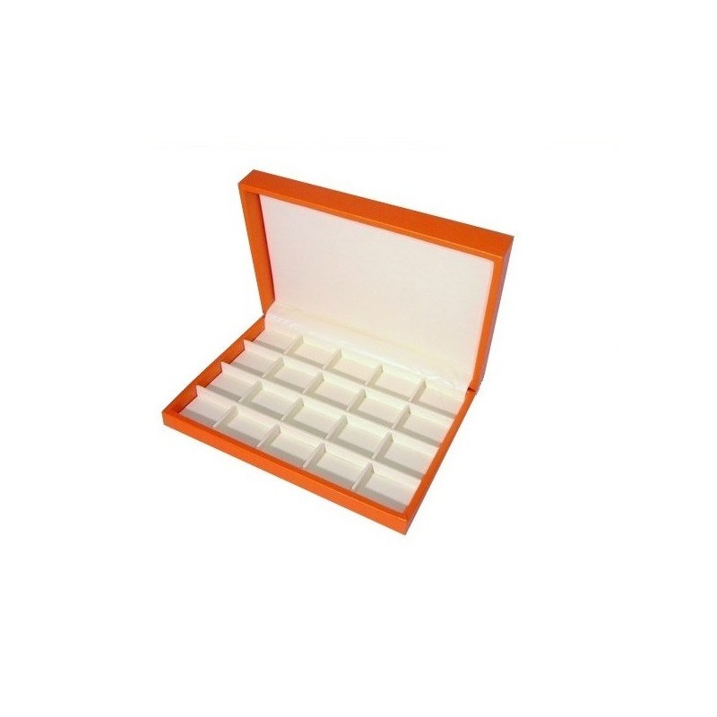 Presentation box 20 squares (45x38mm) - 260x180 mm